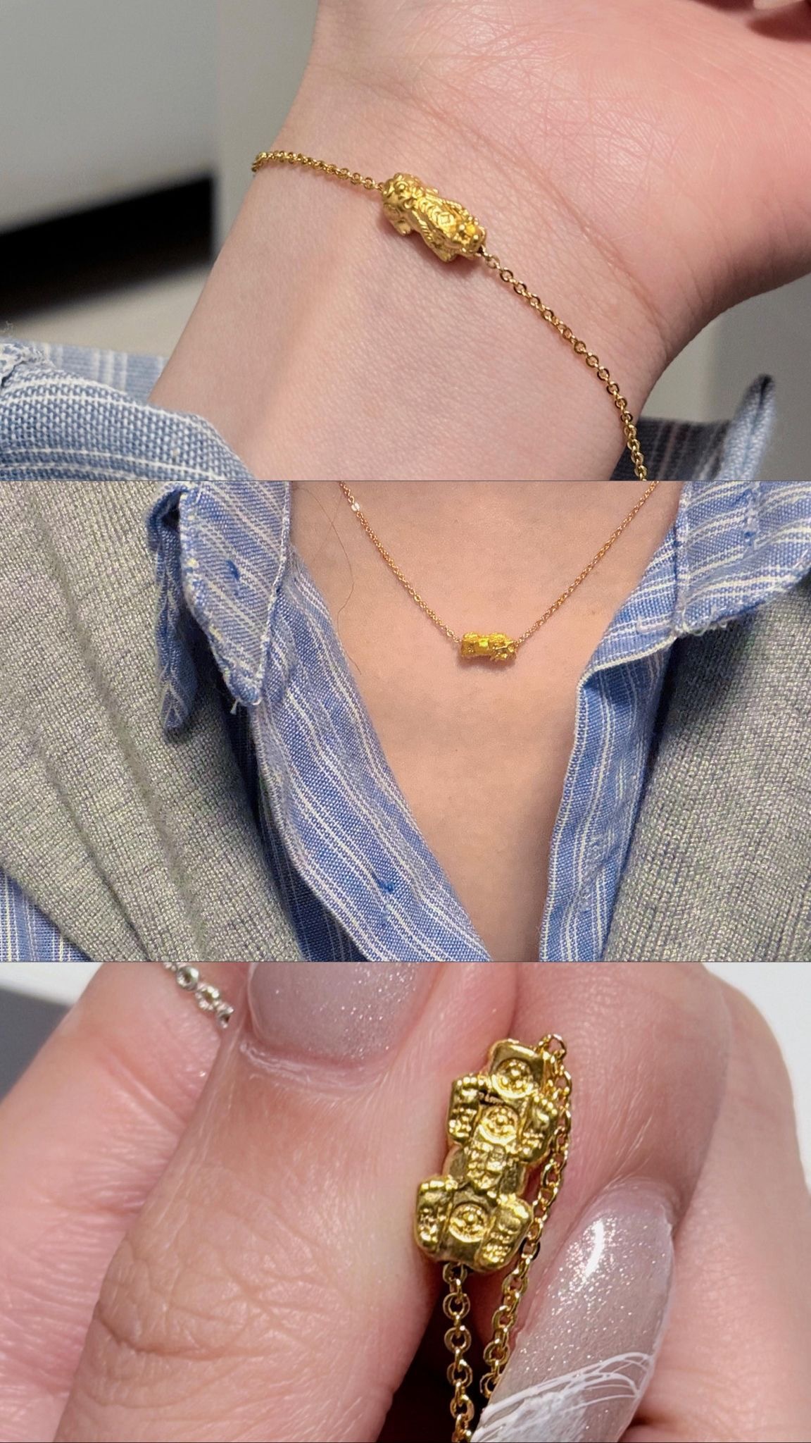 9999黄金吊墜13💛 (預訂貨品) 賣完即止💖