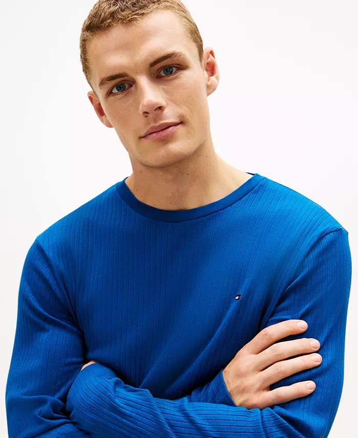 【預購】Tommy Hilfiger H012655 男裝羅紋長袖上衣