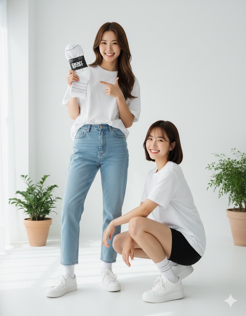 【預購】DKNY H012663 女裝短襪（6pk）