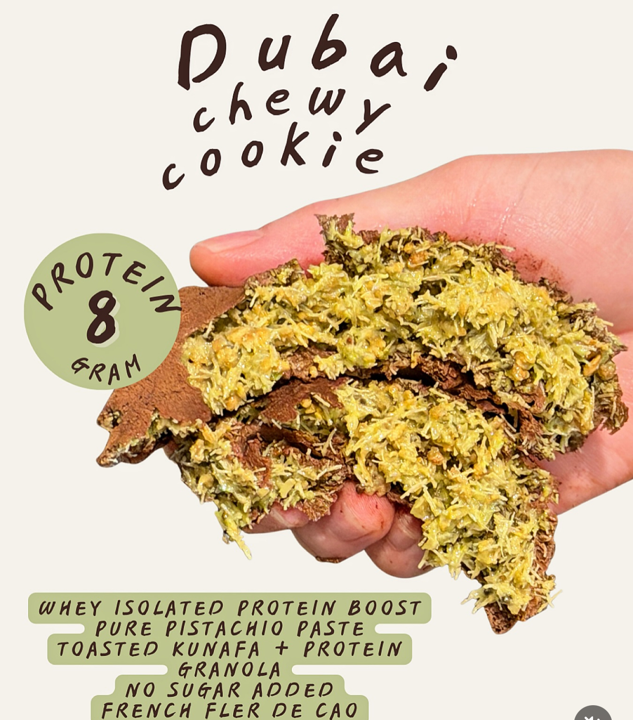 [TL03] [-18°C] 泰國 PEKO Dubai Chewy Cookie 杜拜朱古力麻糬