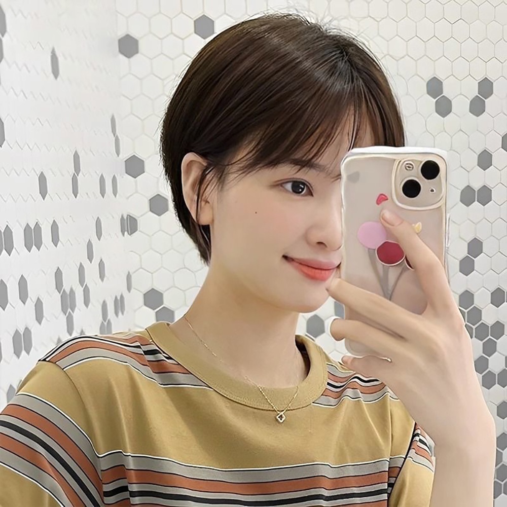 假髮 髮套 真髮假髮 短髮假髮 波波頭假髮 女生假髮 頭套假髮  層次假髮 短直髮假髮 配飾 髮飾 配件 284