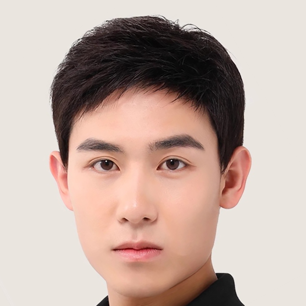 假髮 真髮假髮 真人髮絲假髮 男生假髮 頭套假髮 短髮假髮 補髮片 增髮神器 遮白髮假髮 自然髮絲假髮 285
