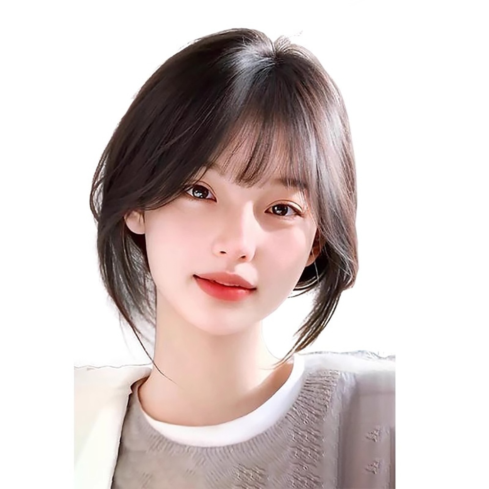 假髮 女生假髮 劉海髮片 真髮假髮 真人髮絲髮片 透氣髮片 中分假髮 劉海髮片 胎毛劉海髮片 自然假髮 279
