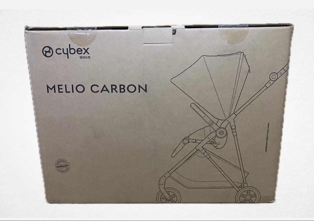 日本 2024 Cybex Melio Carbon 雙向嬰兒車 - Magic Black