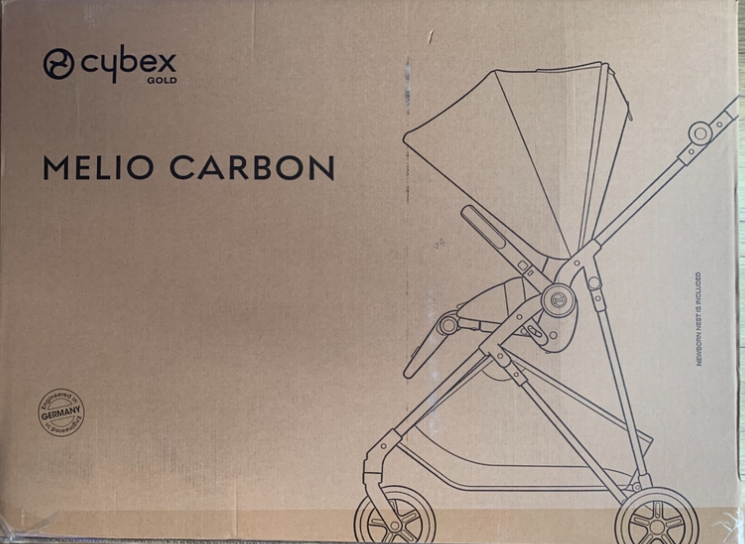 日本 2025 新版 Cybex Melio Carbon 雙向嬰兒車 - Fog Grey