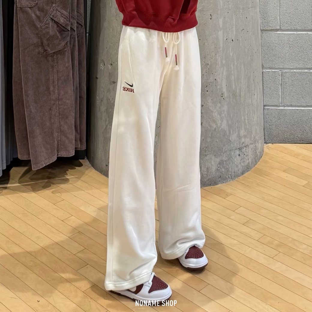 NIKE SPORTSWEAR CNY 2026 馬年限定 刺繡 LOGO 寬鬆 闊腿 棉褲 長褲 兩色 (女款)