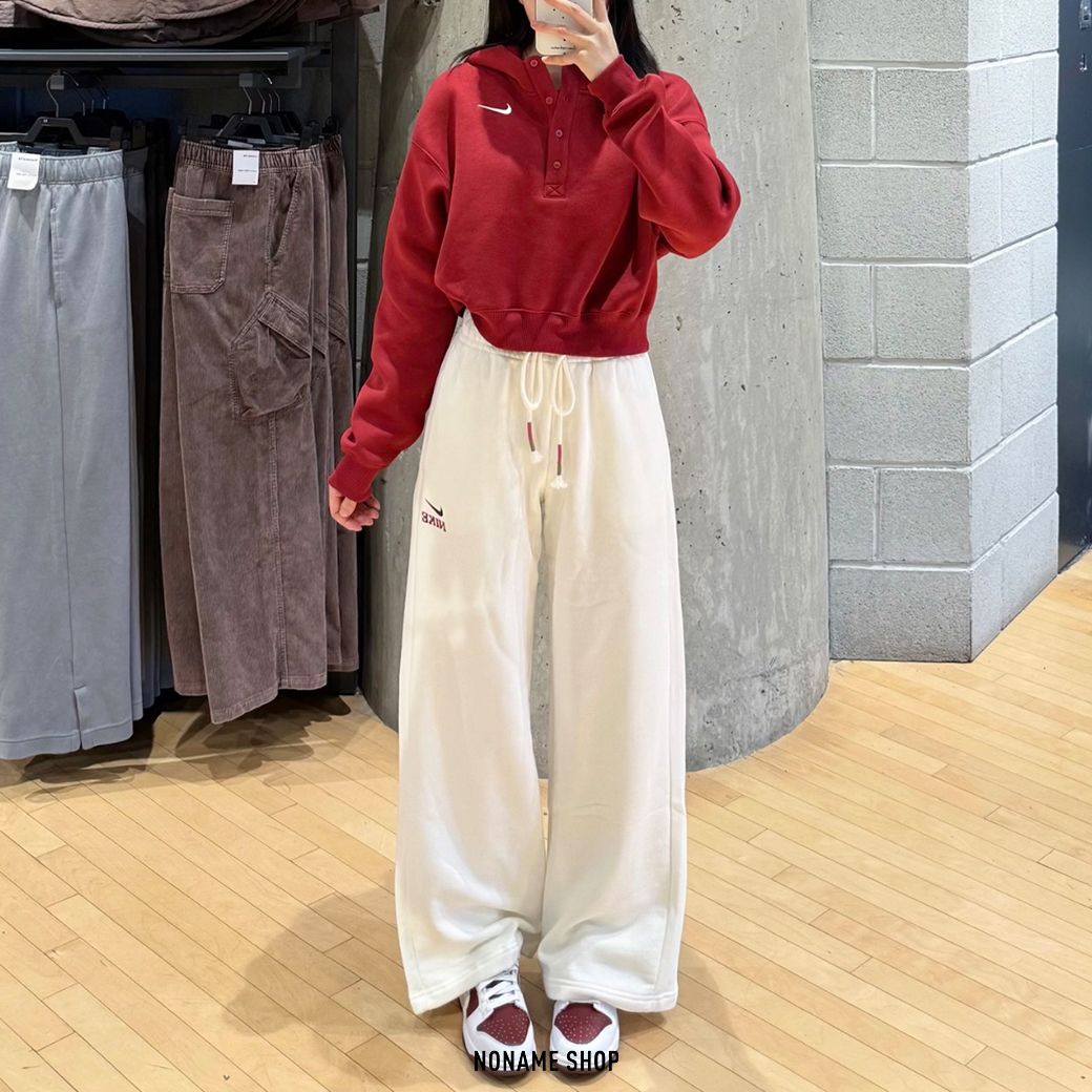 NIKE SPORTSWEAR CNY 2026 馬年限定 刺繡 LOGO 寬鬆 闊腿 棉褲 長褲 兩色 (女款)