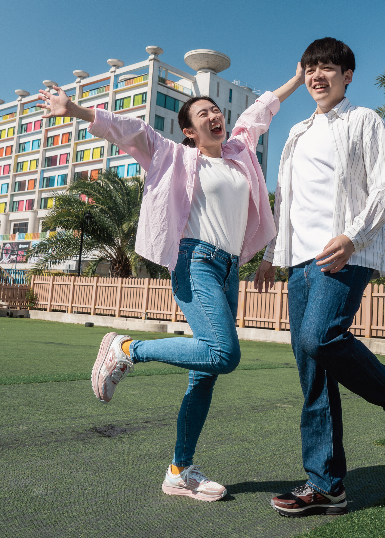 USTINI 我挺你健康鞋 白沙屯媽祖授權 蹦蹦極地鞋 健康鞋 暖暖粉實穿1