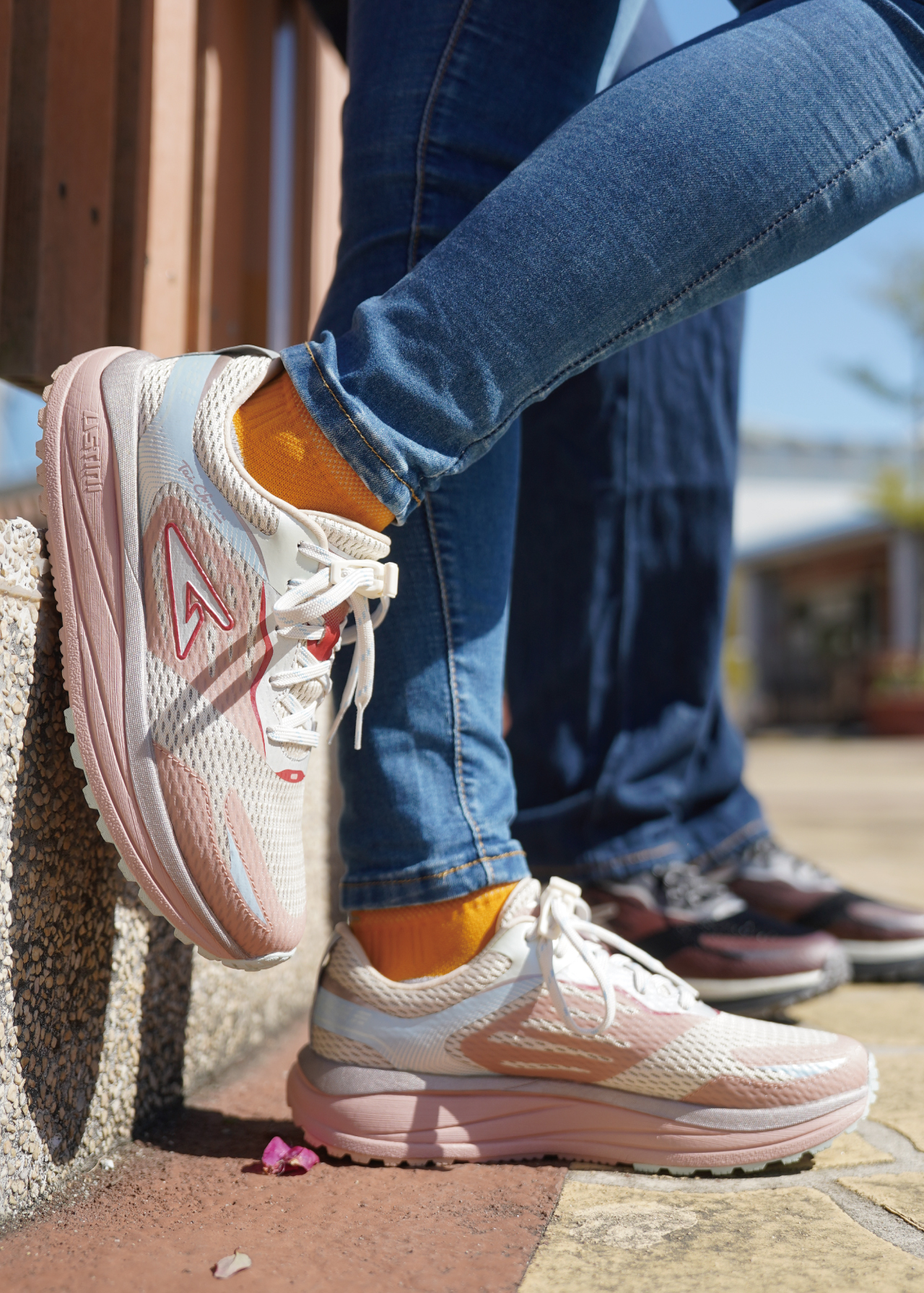 USTINI 我挺你健康鞋 白沙屯媽祖授權 蹦蹦極地鞋 健康鞋 暖暖粉實穿4