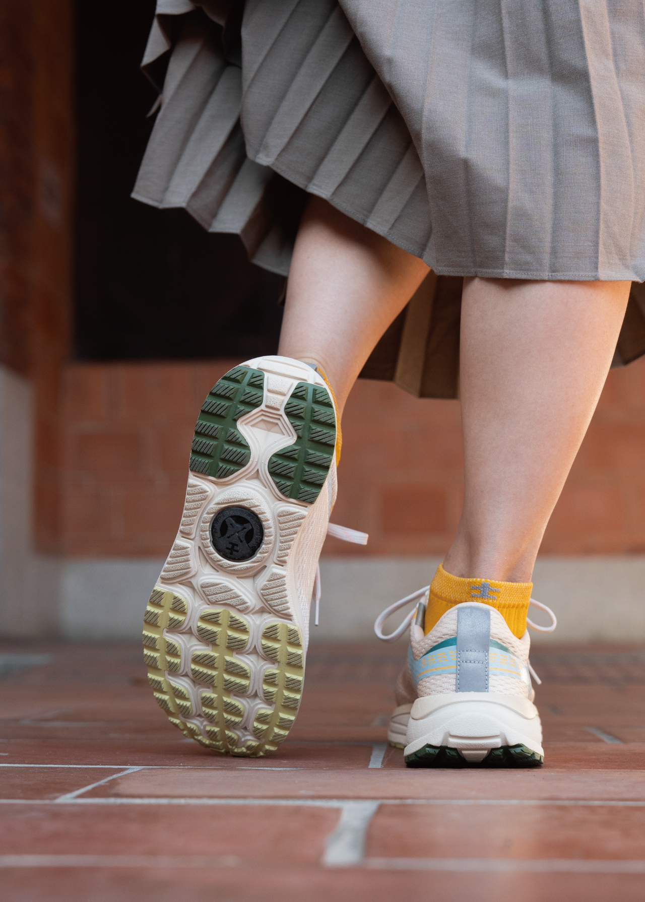 USTINI 我挺你健康鞋 白沙屯媽祖授權 蹦蹦極地鞋 健康鞋 琉璃黃實穿2