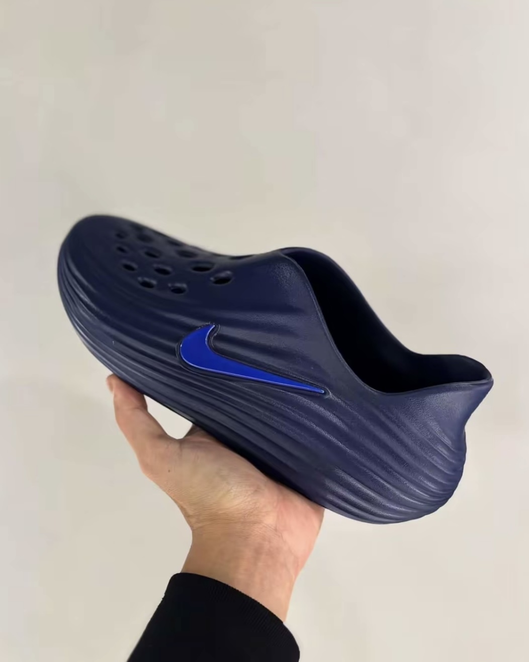 Nike ReactX Rejuven8 "Blue Indigo" 深藍 防水 泡棉 拖鞋 懶人鞋 洞洞鞋 涼鞋 恢復鞋