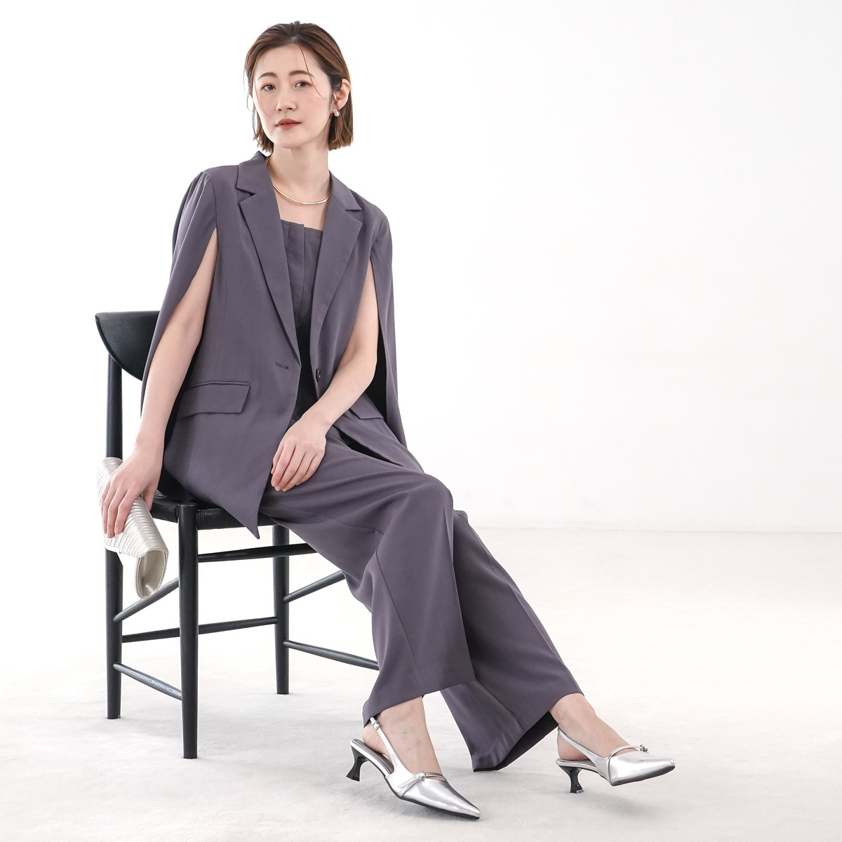 主場氣勢 單帶設計穆勒高跟鞋【SY035】