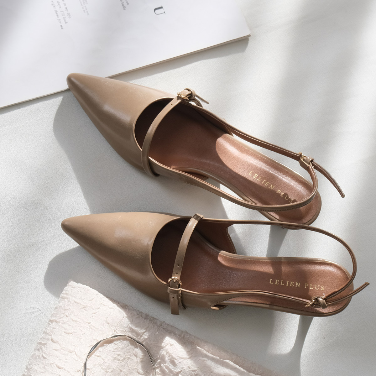 主場氣勢 單帶設計穆勒高跟鞋【SY035】