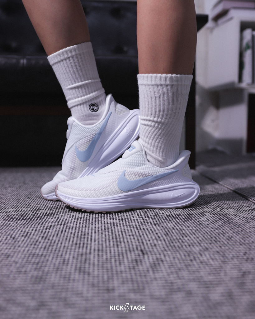 女鞋 NIKE W REVOLUTION 8 EASYON 白色 緩震 無鞋帶 慢跑 運動鞋【HQ2415-102】