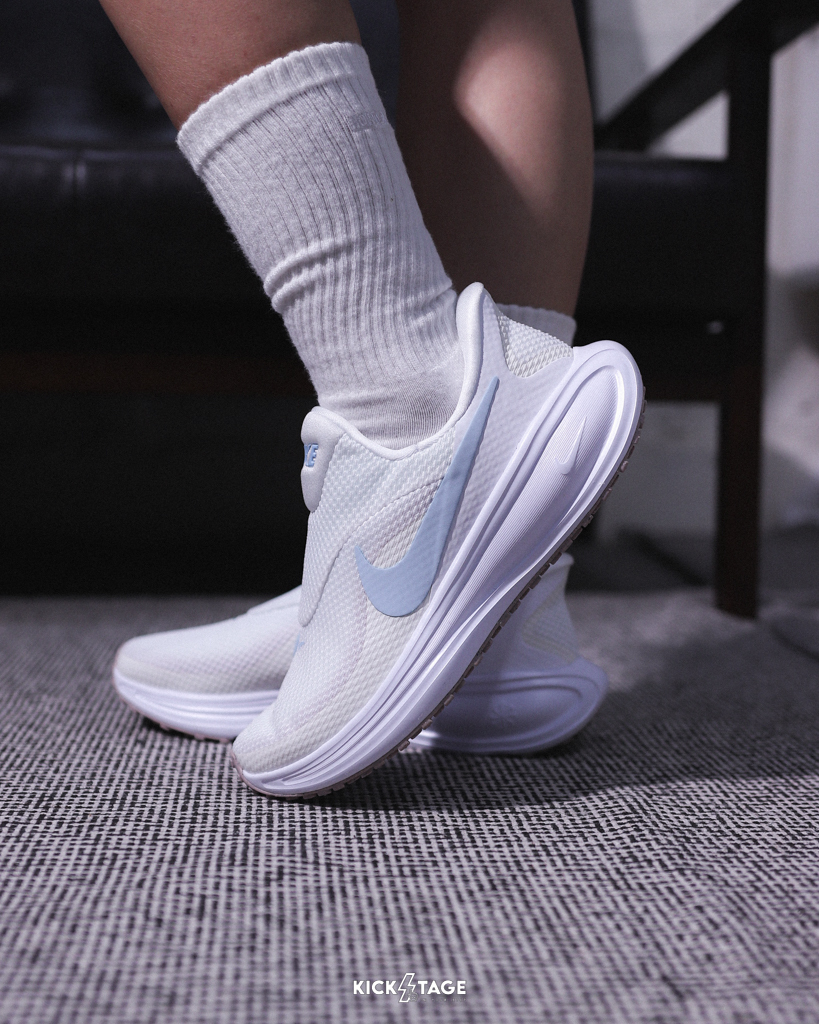 女鞋 NIKE W REVOLUTION 8 EASYON 白色 緩震 無鞋帶 慢跑 運動鞋【HQ2415-102】