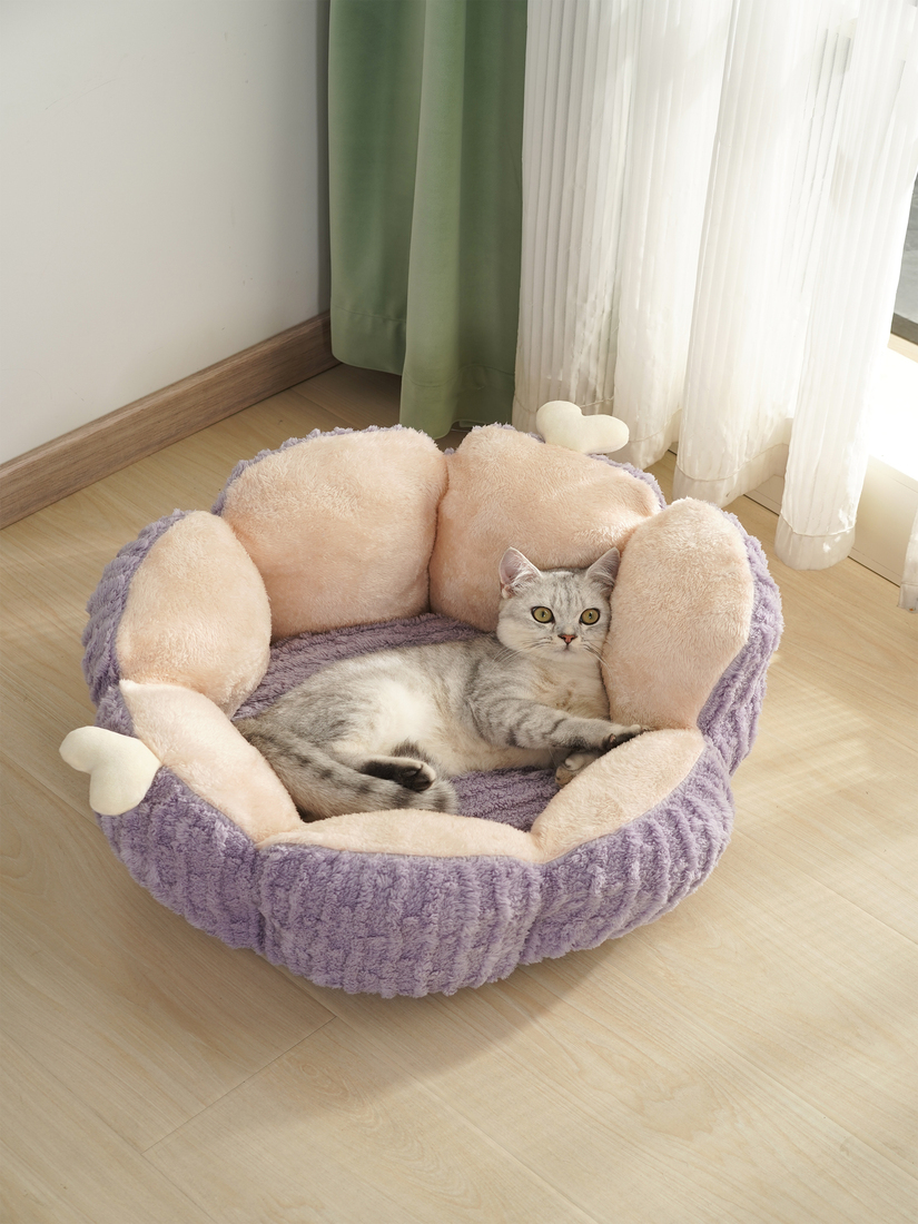 喵仙兒-仙人掌毛絨寵物睡窩