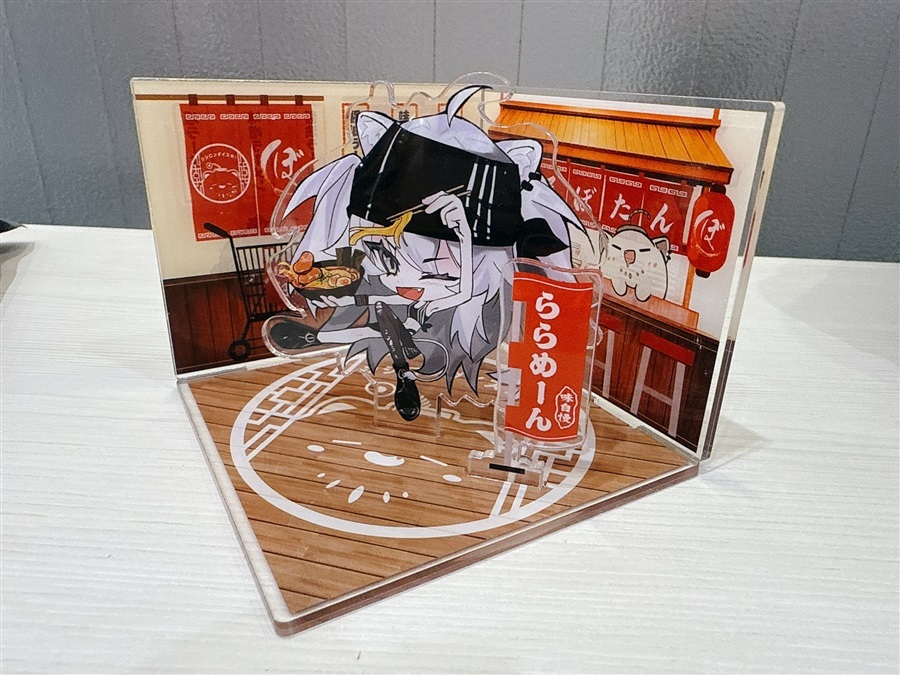 C107「同人代購」[Melonbooks代購」【非公式】獅白ぼたん立体アクリルスタンド