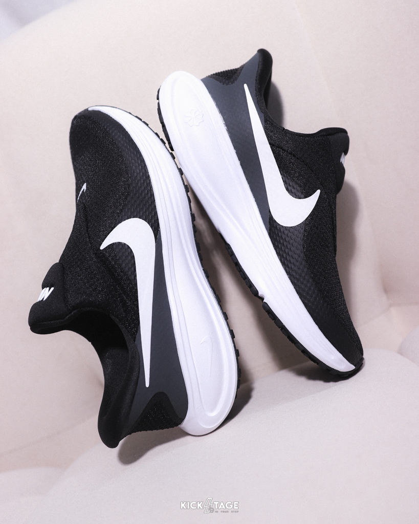 女鞋 NIKE W REVOLUTION 8 EASYON 黑白 緩震 無鞋帶 慢跑 運動鞋【HQ2415-001】