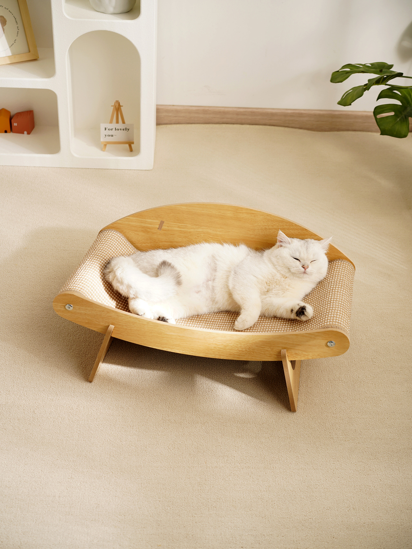 喵仙兒-北歐輕奢劍麻貓抓床