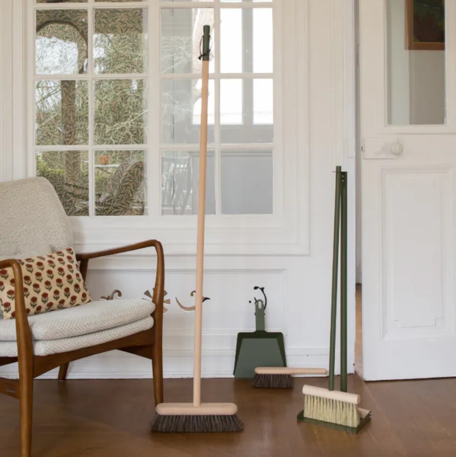 Andrée Jardin l Mr&Mrs Clynk 手工歐風掃具組 - 橄欖綠