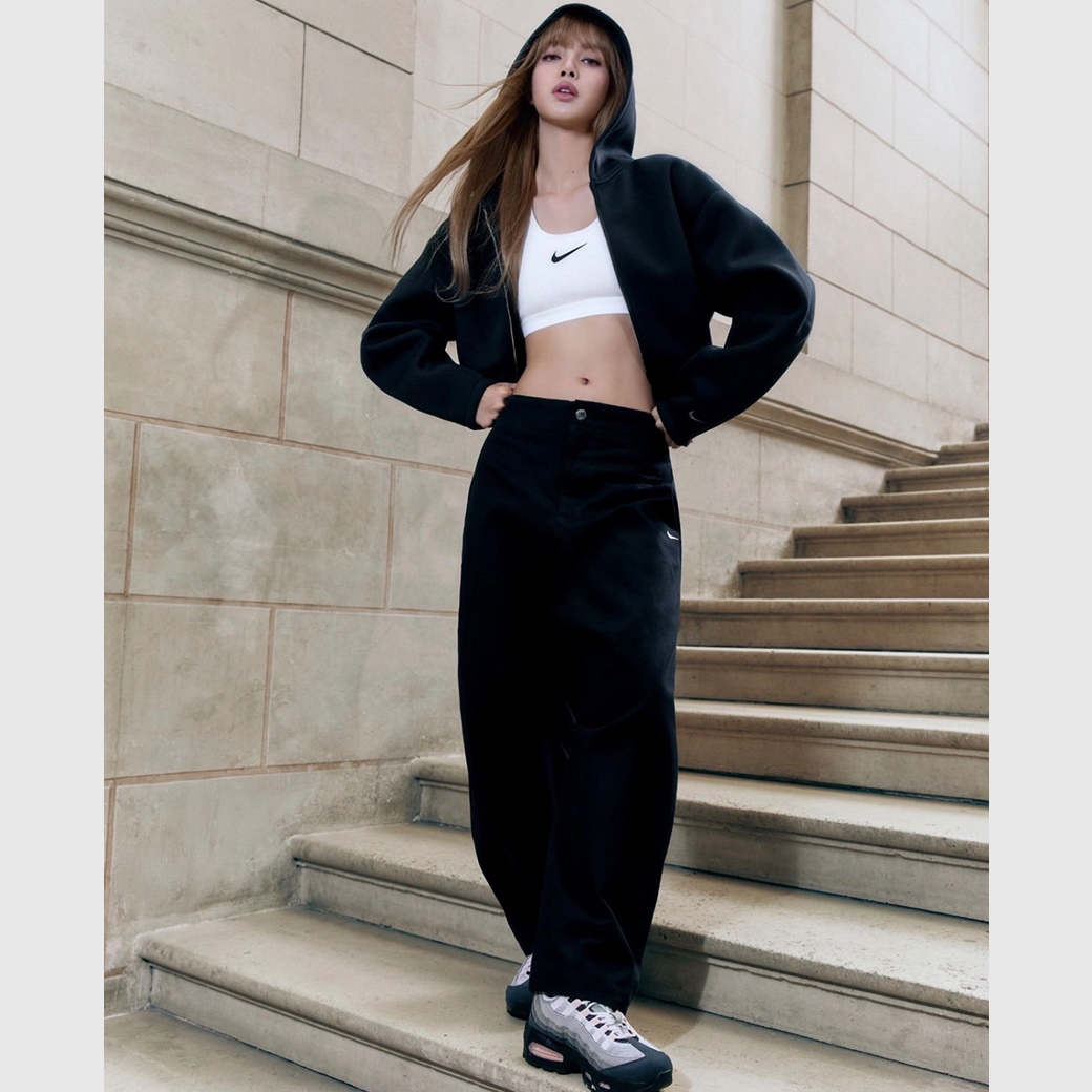 NIKE NSW PREGAME FLC FZ 短版 棉質 連帽 外套 LISA同款 兩色 (女款)