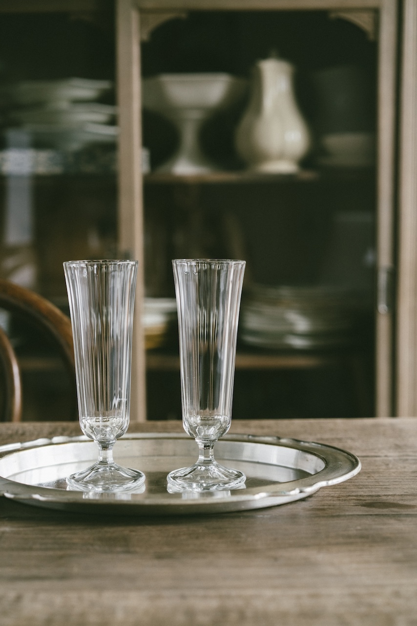 鬱金香玻璃香檳杯