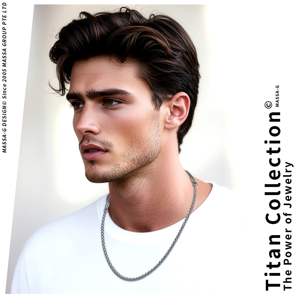 MASSA-G Titan戀鍊主義4mm超合金鍺鈦項鍊