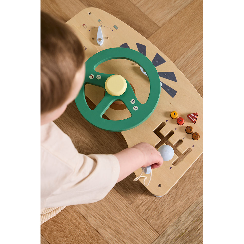 (預購3/5)瑞典Kid’s Concept 木製駕駛互動操作板