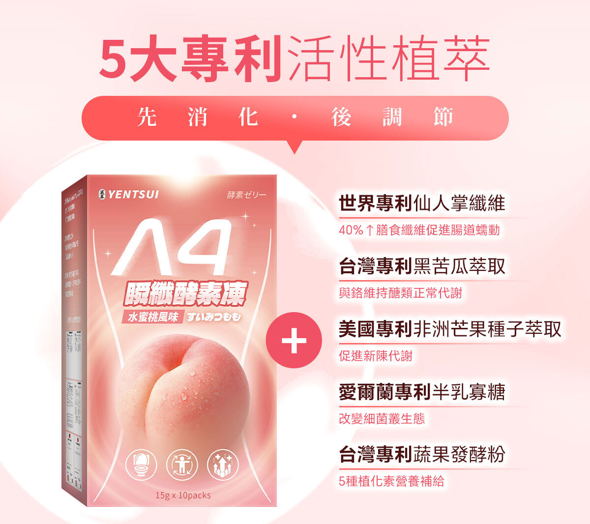 嚴萃生醫-A4瞬纖酵素凍使排便順暢-12