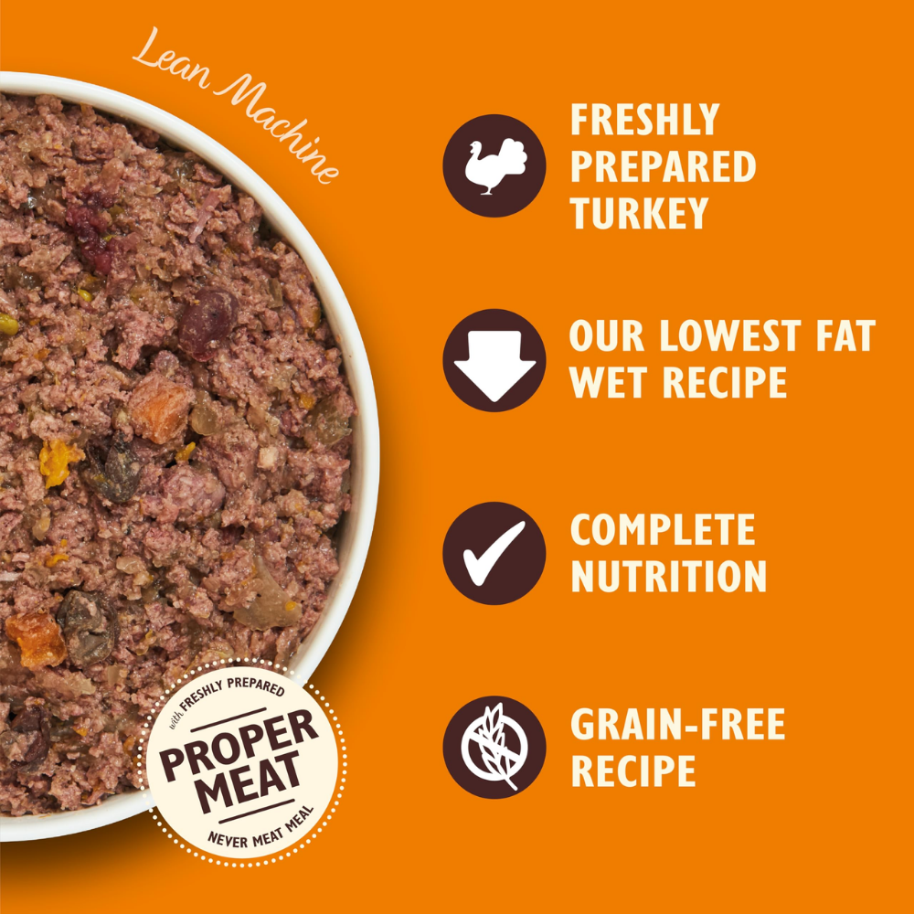 Lily’s Kitchen – Lean Machine (Turkey + Kale + Goji Berries) Grain-free Wet Dog Food (400g) (PF012)