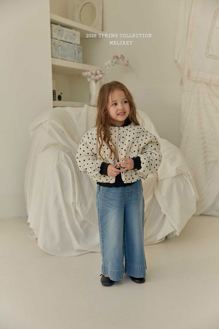 正韓春Melikey 波點兔兔縮腰外套