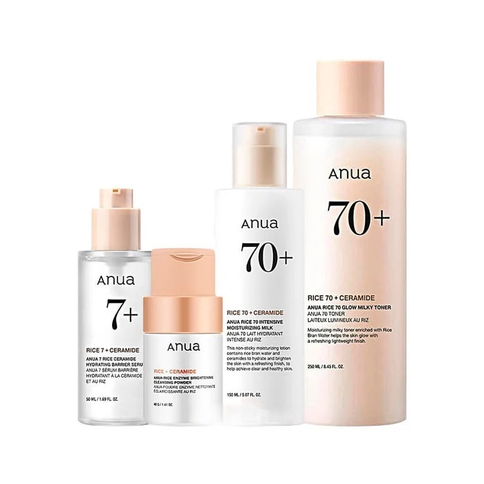 ANUA Rice Extract Brightening & Moisturizing Series [Set] 736667