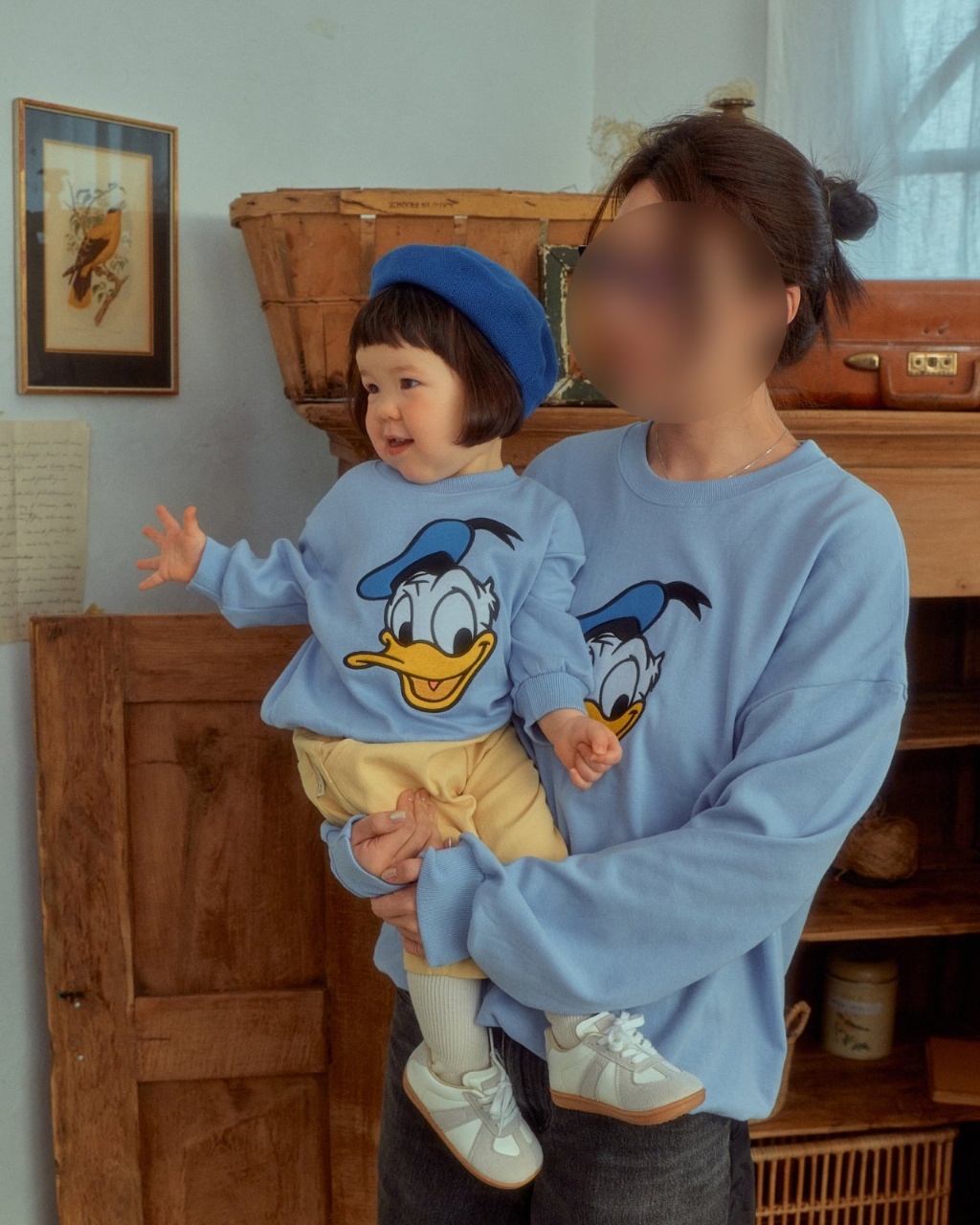 韓國🇰🇷OOTTBEBE 唐老鴨/黛西親子上衣(XS-XL/Freesize)