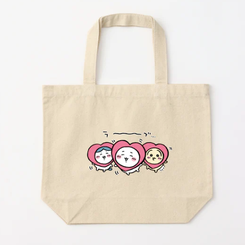 2026 Chiikawa Love... Tote Bag, Small Size (心心款,5色)