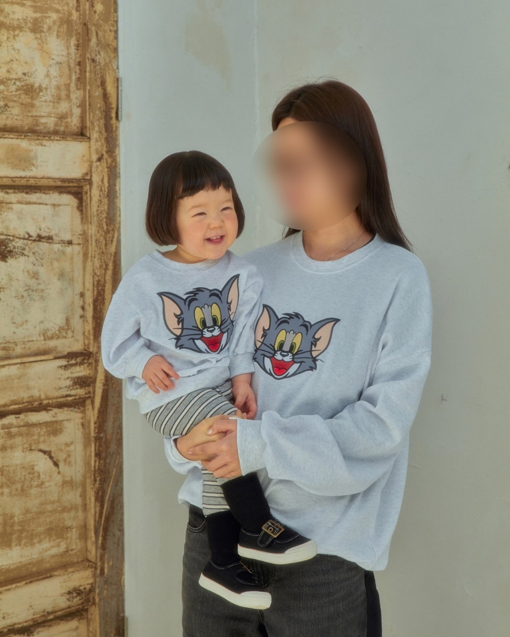韓國🇰🇷OOTTBEBE 湯姆貓親子上衣 (XS-XL/Freesize)