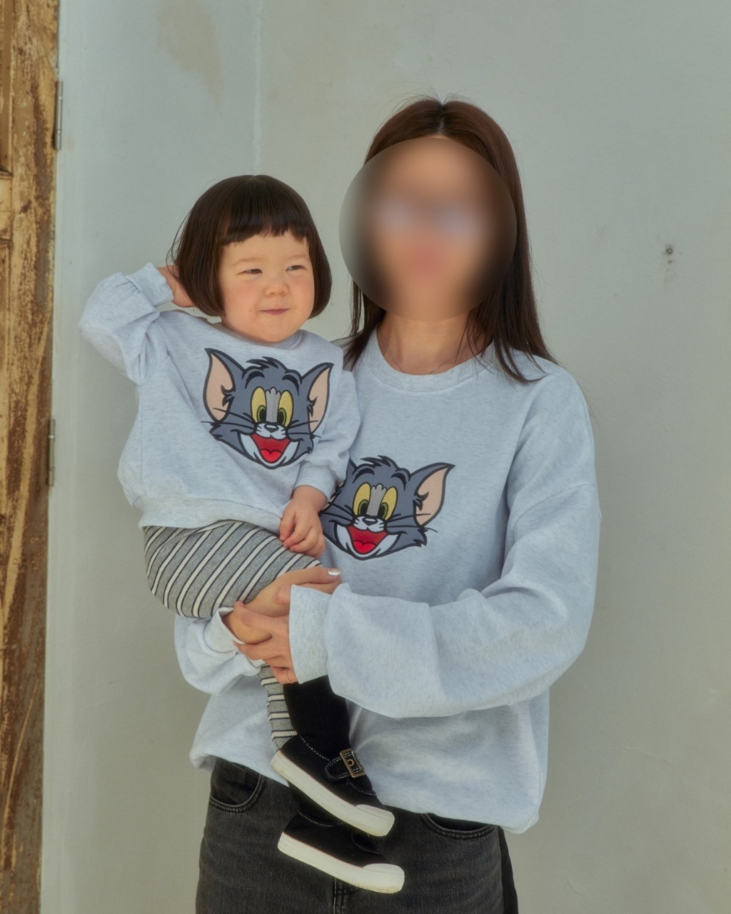 韓國🇰🇷OOTTBEBE 湯姆貓親子上衣 (XS-XL/Freesize)