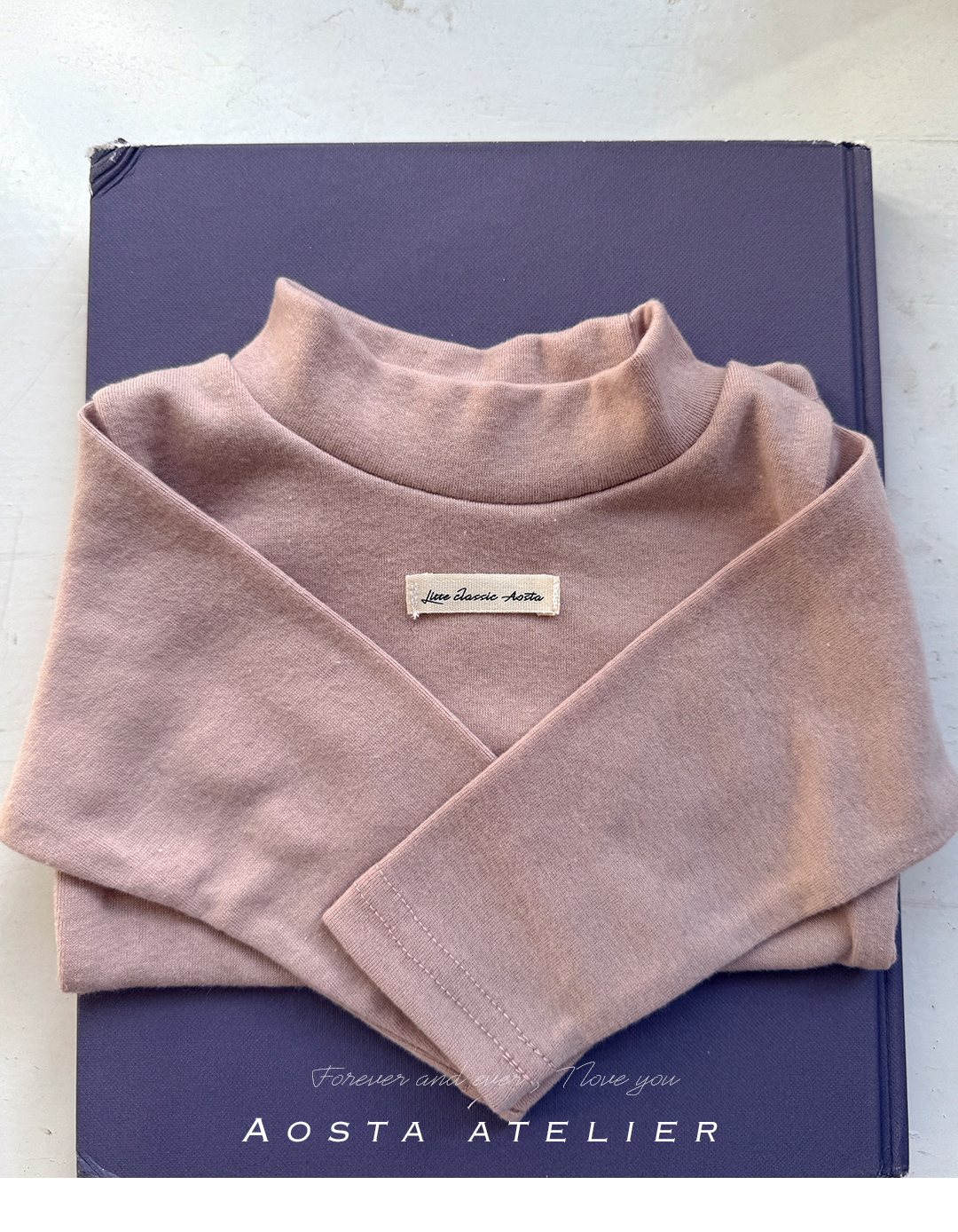 純粹高領內搭上衣