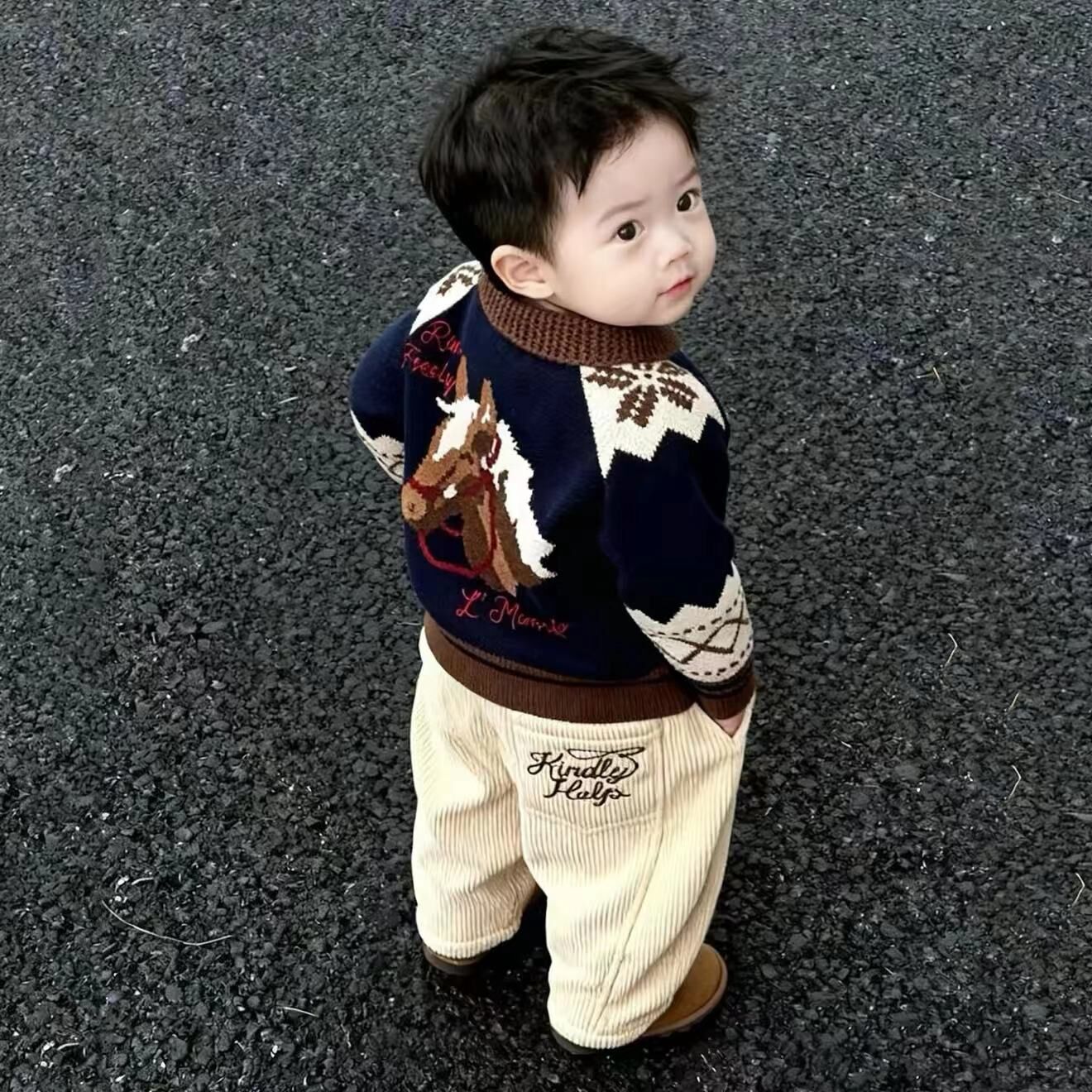 2026 horse sweater coat no.1