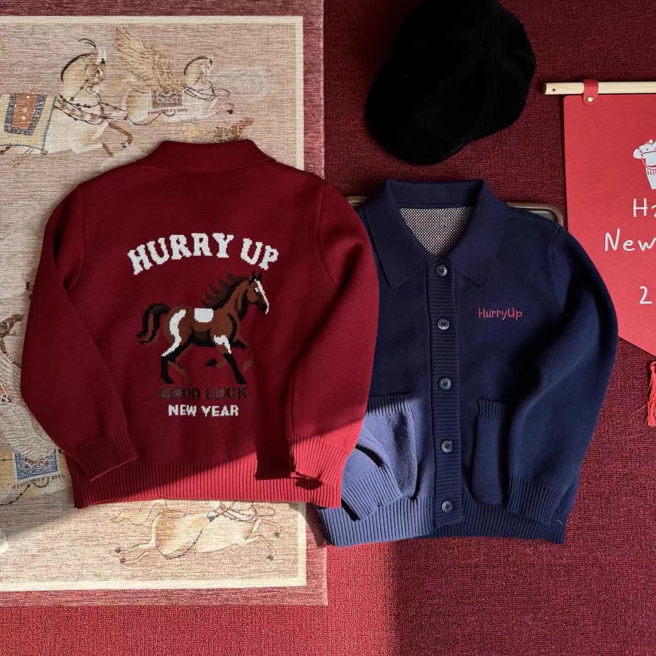 2026 horse sweater coat no.2