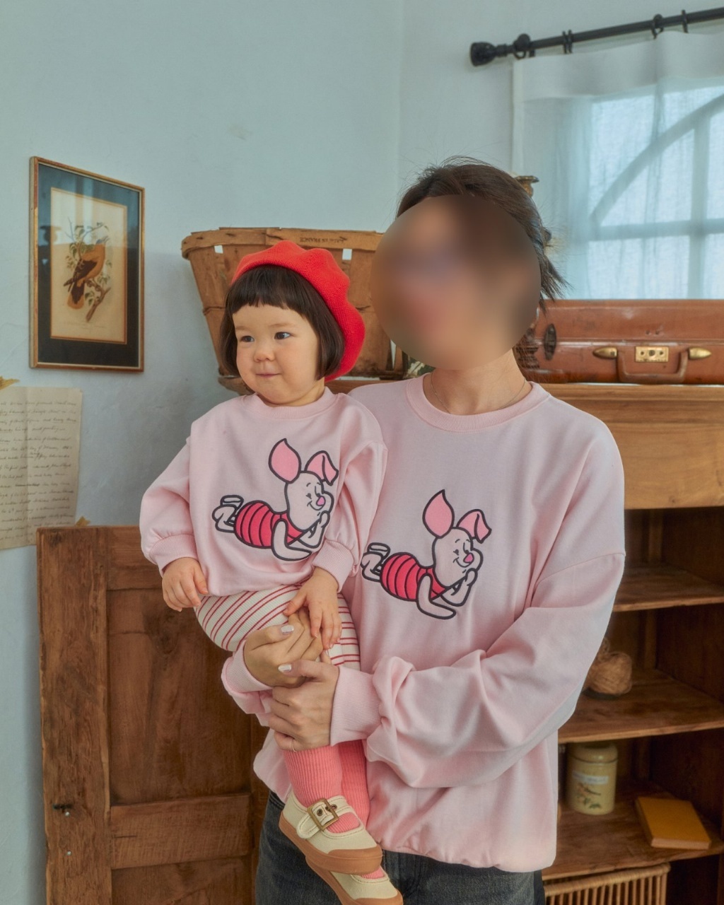 韓國🇰🇷OOTTBEBE 小豬親子上衣(XS-XL/Freesize)