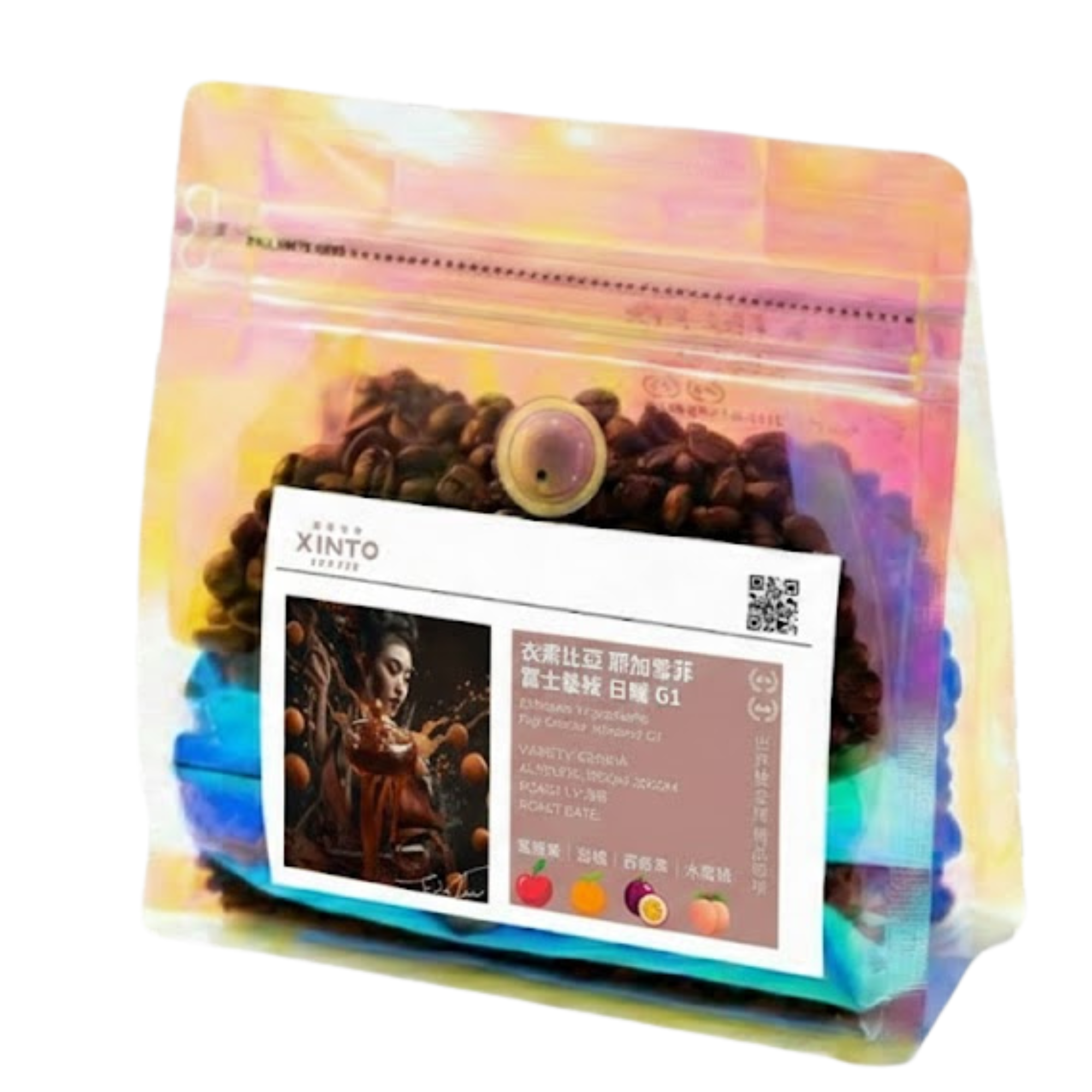 衣索比亞耶加雪菲富士藝妓日曬咖啡豆｜淺焙・世界咖啡雙金牌｜Xinto Coffee