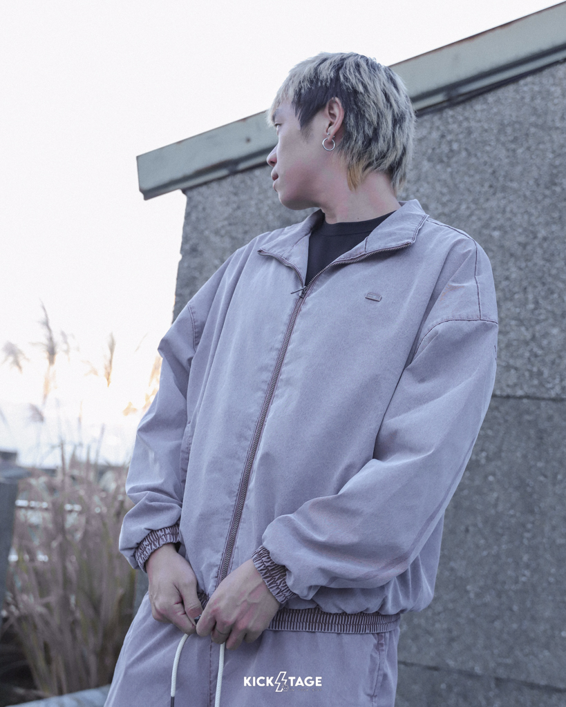 男款 NIKE BOOK 水洗紫 水洗灰 立領 寬鬆 雙拉鍊 長褲 外套 套裝【IF1549/IF1551】NKTF