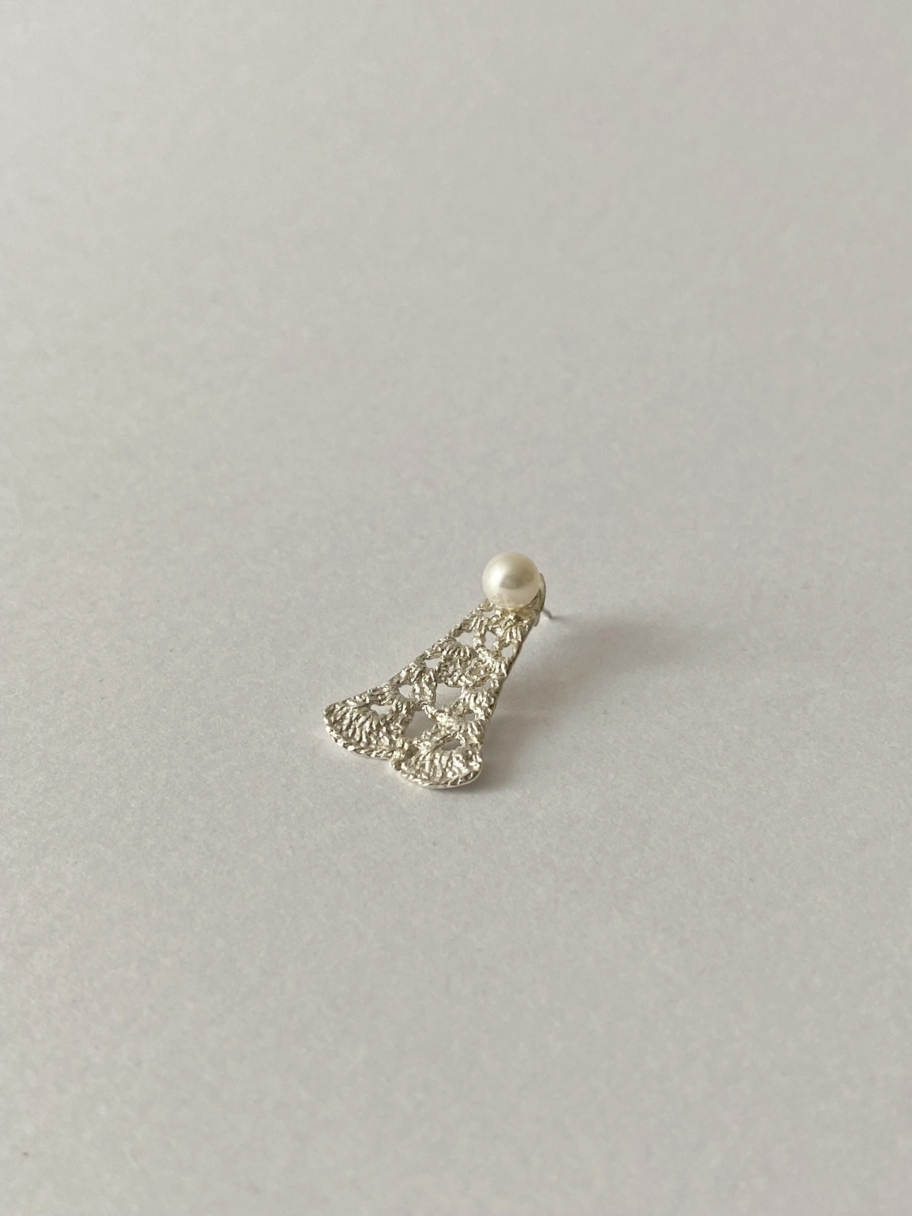 Pearl Lace Pierce (one side) (silver)｜FLAVOUR