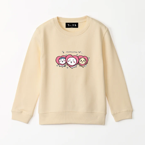 2026 Chiikawa Love... Kids Sweatshirt (心心款,4色)
