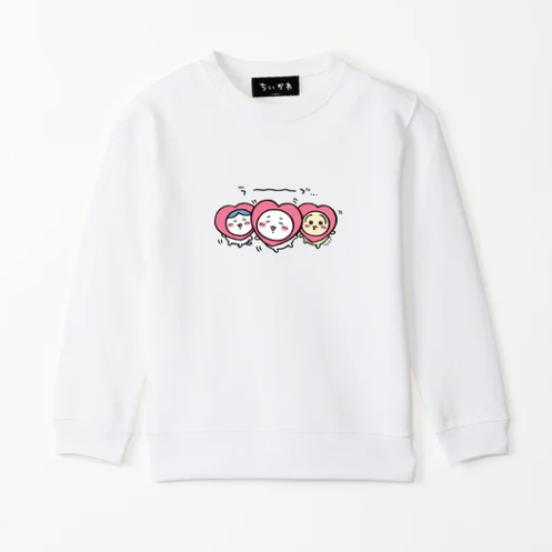 2026 Chiikawa Love... Kids Sweatshirt (心心款,4色)