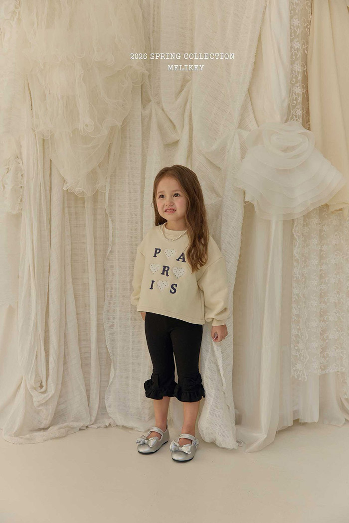 正韓春Melikey 花邊七分內搭褲