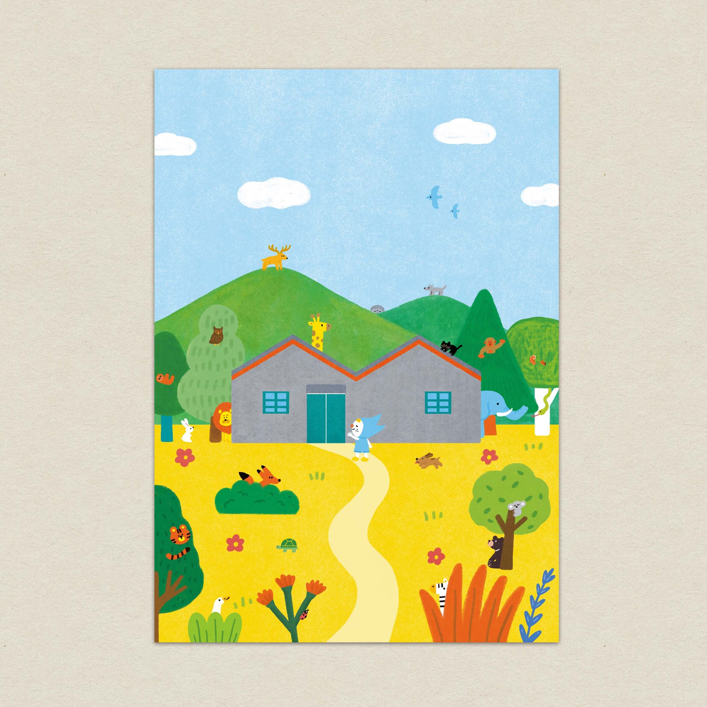 彰化特有種主視覺/臺灣設計展明信片/A6明信片