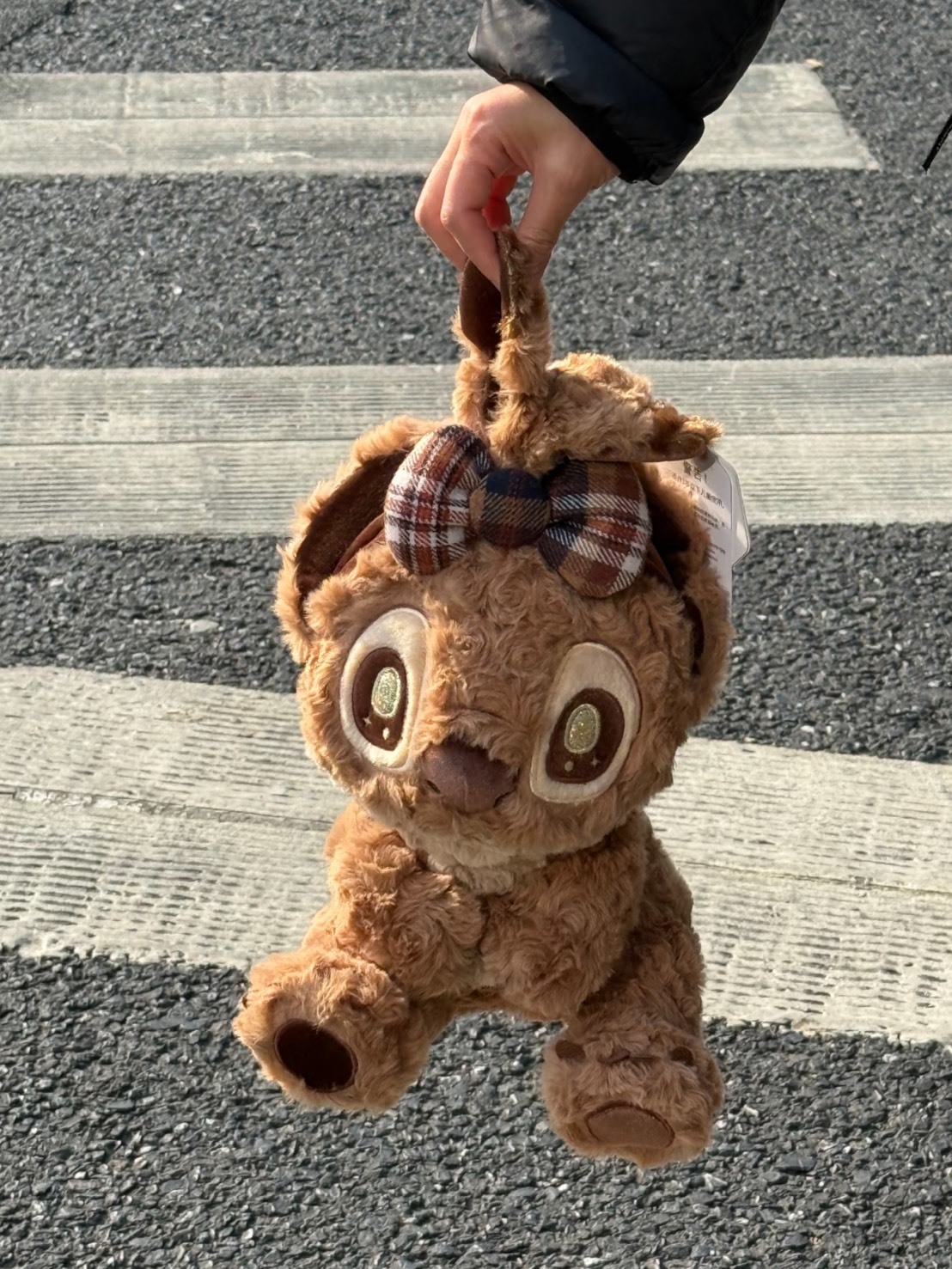 正版授權 迪士尼 史迪奇 巧克力香香系列 毛絨公仔