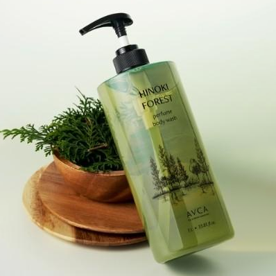 韓國 AVCA 檜木森林香氛沐浴乳 1000ml
