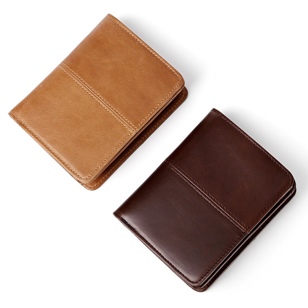 二折皮夾 牛皮錢包 短夾 短款錢包 復古皮夾 拉鍊零錢包 皮包 錢夾 錢包 皮夾 男生皮夾 真皮皮夾 壓釦皮夾 230